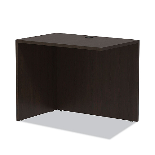 Alera Valencia Series Reversible Return/Bridge Shell, 35w x 23.63d x 29.5h, Espresso (ALEVA353624ES)