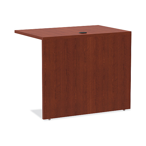 Alera Valencia Series Reversible Return/Bridge Shell, 35w x 23.63d x 29.5h, Medium Cherry (ALEVA353624MC)