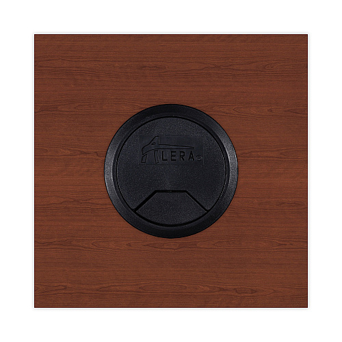 Alera Valencia Series Reversible Return/Bridge Shell, 35w x 23.63d x 29.5h, Medium Cherry (ALEVA353624MC)