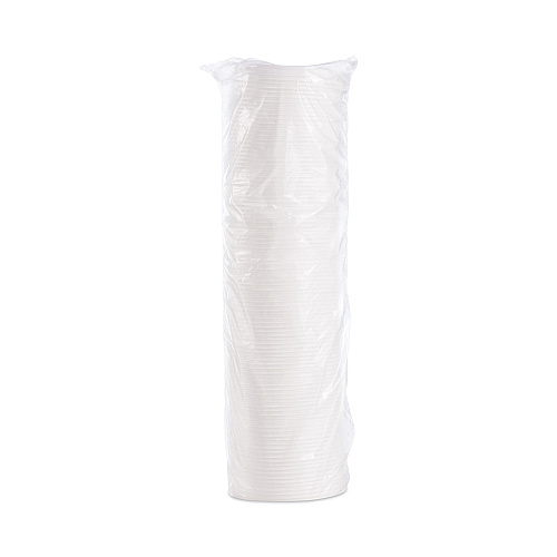 Dart Plastic Lids, Fits 8 oz to 10 oz Hot/Cold Foam Cups, Vented, White, 100/Pack, 10 Packs/Carton (8JL)