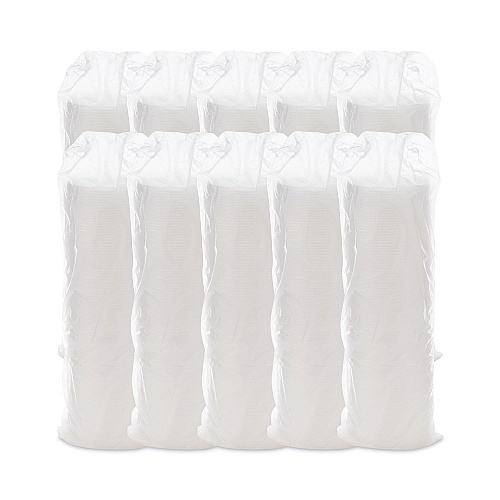 Dart Plastic Lids, Fits 12 oz to 24 oz Foam Cups, Vented, Translucent, 100/Pack, 10 Packs/Carton (16JL)