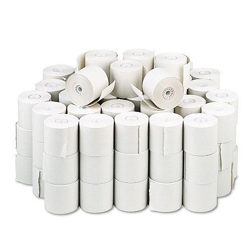 ICONEX Impact Bond Paper Rolls, 2.25" x 150 ft, White, 100/Carton (90740510)