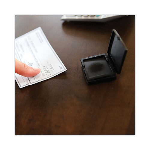 LEE Inkless Fingerprint Pad, 2.25" x 1.75", Black (03027)
