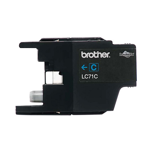 Brother LC71C Innobella Ink, 300 Page-Yield, Cyan