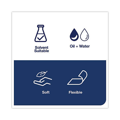 Tork Industrial Cleaning Cloths, 1-Ply, 16.34 x 14, Gray, 210 Wipes/Box (520374)