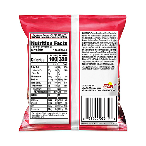Grandma's Big Chocolate Brownie, 2.5 oz Packet, 2 Brownies/Pack, 60 Packs/Carton (29500062)