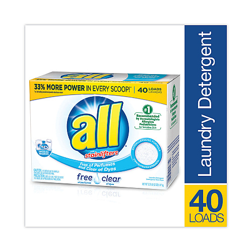 All&reg; All-Purpose Powder Laundry Detergent, 52-oz Box, 6 Boxes (45681)