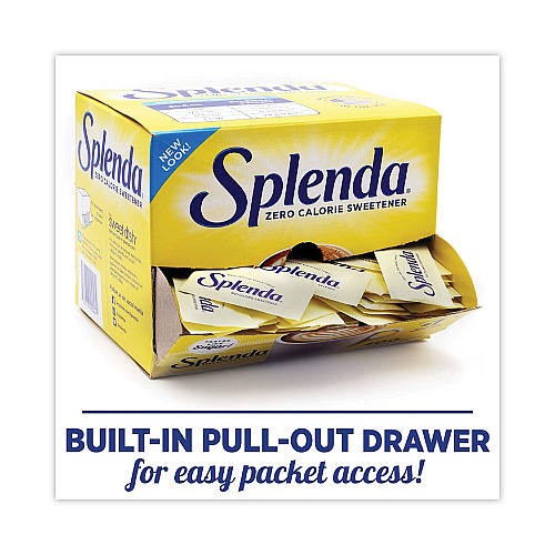 Splenda No Calorie Sweetener Packets, 0.035 oz Packets, 400/Box, 6 Boxes/Carton (200411CT)