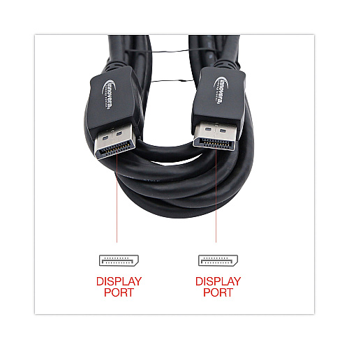 Innovera DisplayPort Cable, 10 ft, Black (IVR30032)