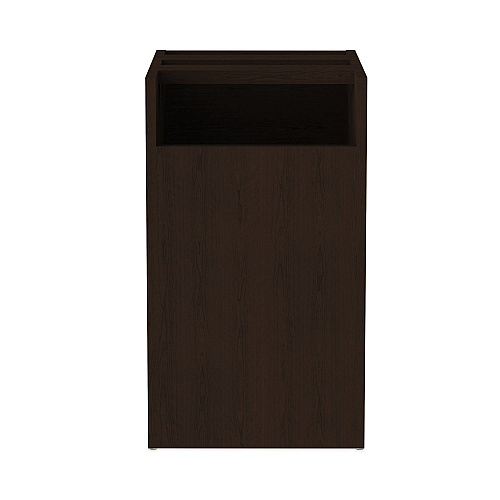 Alera Valencia Series Full Pedestal File, Left or Right, 2 Legal/Letter-Size File Drawers, Espresso, 15.63" x 20.5" x 28.5" (ALEVA542822ES)