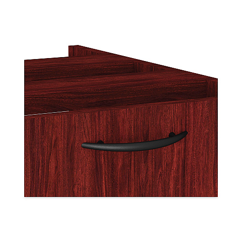 Alera Valencia Series Full Pedestal File, Left or Right, 2 Legal/Letter-Size File Drawers, Mahogany, 15.63" x 20.5" x 28.5" (ALEVA542822MY)