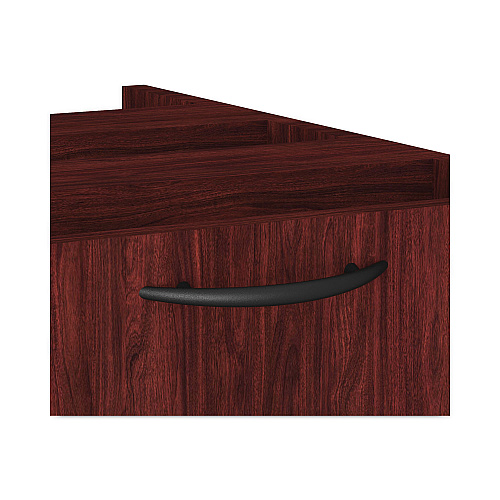 Alera Valencia Series Hanging Pedestal File, Left/Right, 2-Drawers: Box/File, Legal/Letter, Mahogany, 15.63" x 20.5" x 19.25" (ALEVA552222MY)