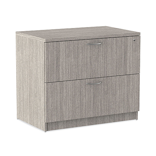 Alera Valencia Series Lateral File, 2 Legal/Letter-Size File Drawers, Gray, 34" x 22.75" x 29.5" (ALEVA513622GY)