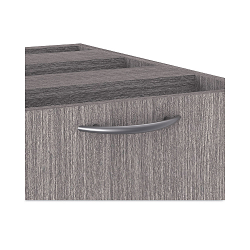Alera Valencia Series Full Pedestal File, Left/Right, 3-Drawers: Box/Box/File, Legal/Letter, Gray, 15.63" x 20.5" x 28.5" (ALEVA532822GY)