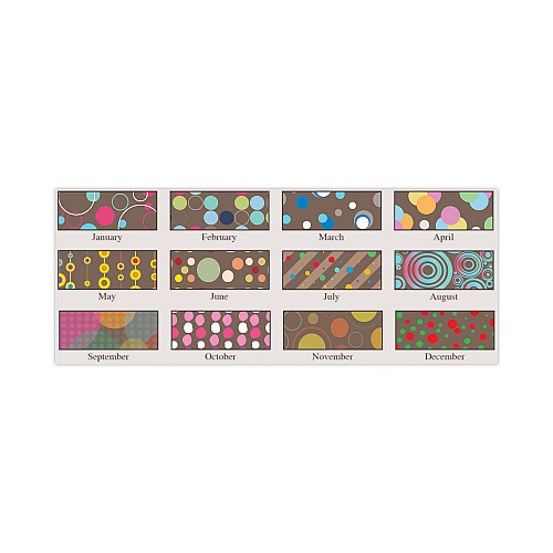 House of Doolittle Recycled Bubbleluxe Wall Calendar, Bubbles Artwork, 12 x 12, White/Multicolor Sheets, 12-Month (Jan to Dec): 2026 (340)