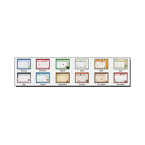 House of Doolittle Recycled Desk Pad Calendar, Illustrated Seasons Artwork, 18.5 x 13, Black Binding/Corners,12-Month (Jan to Dec): 2026 (1396)