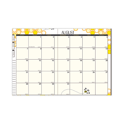 House of Doolittle Recycled Academic Honeycomb Planner, Honeycomb Artwork, 10 x 7, Multicolor Cover, 12-Month (Aug to July): 2025 to 2026 (266502)