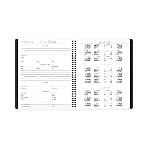 AT-A-GLANCE Contemporary Lite Monthly Planner, 11 x 9, Black Cover, 12-Month (Jan to Dec): 2026 (7026XL05)