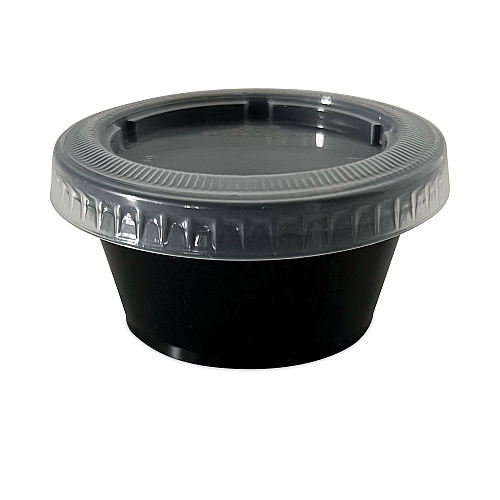 SupplyCaddy Portion Cup Lids, Fits 2 oz Portion Cups, Clear, 2,500/Carton (005L2C)