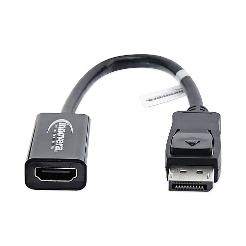 Innovera DisplayPort-HDMI Adapter, 0.65 ft, Black (IVR30042)