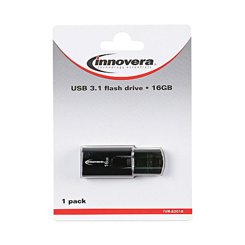 Innovera USB 3.0 Flash Drive, 16 GB (IVR82016)