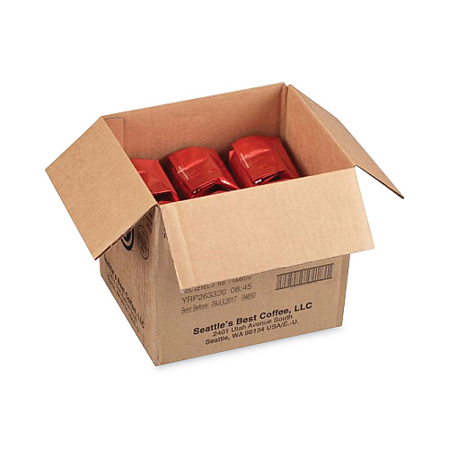 Seattle's Best Port Side Blend Whole Bean Coffee, Medium Roast, 12 oz Bag, 6/Carton (11008570CT)