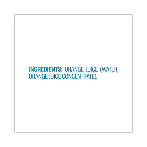 Ocean Spray 100% Juice, Orange, 4 oz Cup, 48/Box (30700001)