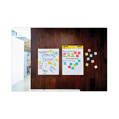 Post-it Vertical-Orientation Self-Stick Easel Pad Value Pack, Green Headband, Unruled, 25 x 30, White, 30 Sheets, 6/Carton (559RPVAD6)