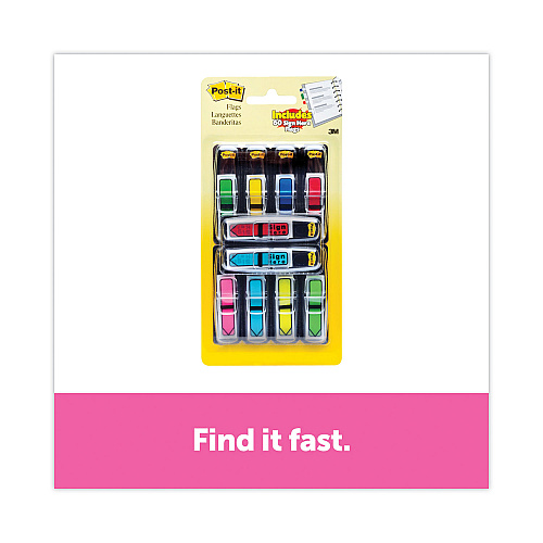 Post-it Arrow 0.5" Page Flags, Assorted Primary/Brights, 252/Pack (684VAD2)