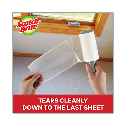 Scotch-Brite Lint Roller Refill Roll, 60 Sheets/Roll (836RFS60)