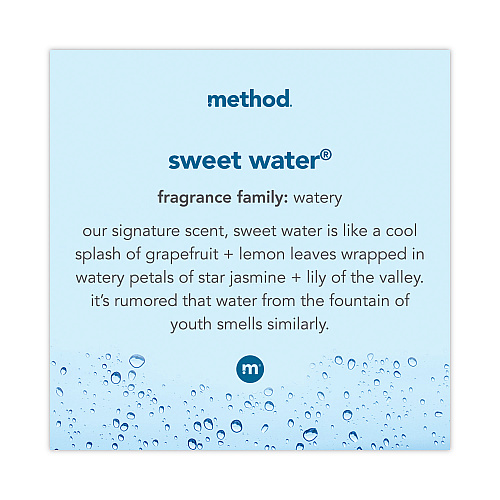 Method&reg; Gel Hand Wash Refill Tub, Sweetwater Scent, 34 oz Bottle, 4 Bottles (10577)