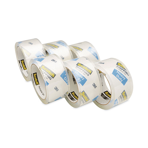 Scotch 3850 Heavy-Duty Packaging Tape, 3" Core, 1.88" x 54.6 yds, Clear, 36/Carton (3850CS36)