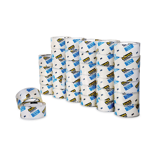 Scotch 3850 Heavy-Duty Packaging Tape, 3" Core, 1.88" x 54.6 yds, Clear, 36/Carton (3850CS36)
