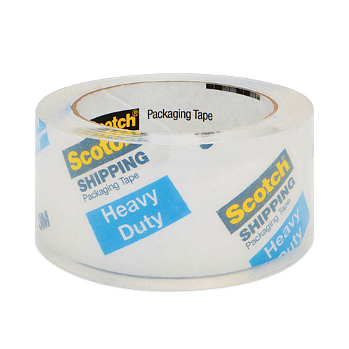 Scotch 3850 Heavy-Duty Packaging Tape Cabinet Pack, 3" Core, 1.88" x 54.6 yds, Clear, 18/Pack (385018CP)