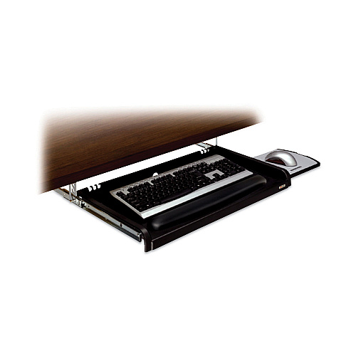 3M Under Desk Keyboard Drawer, 23w x 14d, Black (KD45)
