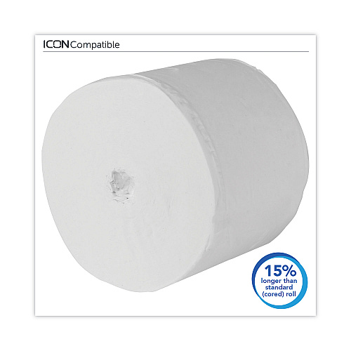 Scott&reg; Essential Coreless Toilet Paper, 2-Ply, 800 Sheets, 36 Rolls (07001)