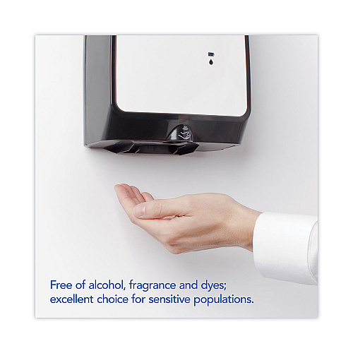 Scott Essential Alcohol-Free Foam Hand Sanitizer, 1,200 mL, Unscented, 2/Carton (12979)