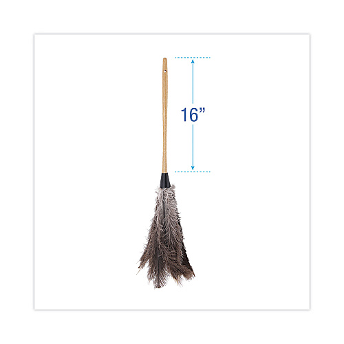 Boardwalk&reg; Professional Ostrich Feather Duster, 16" Handle, Each (BWK31FD)