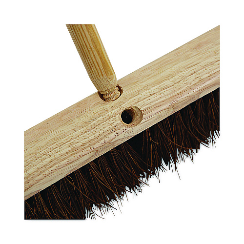 Boardwalk&reg; Heavy-Duty Threaded End 60" Hardwood Broom Handle (BWK137)