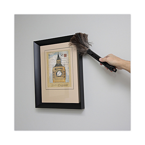 Boardwalk&reg; Retractable Duster, Black Handle Extends 9" to 14", Each (BWK914FD)