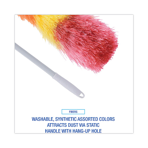 Boardwalk&reg; Polywool Duster, 51" to 82", Multicolored (BWK9442)