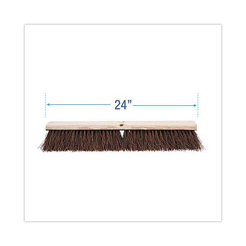 Boardwalk&reg; Floor Brush Head, 3 1/4" Natural Palmyra Fiber, 24" (BWK20124)