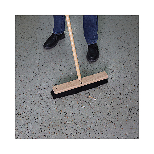 Boardwalk&reg; Floor Brush Head, 2 1/2" Black Tampico Fiber, 18" (BWK20218)