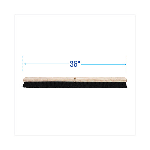 Boardwalk&reg; Floor Brush Head, 2 1/2" Black Tampico Fiber, 36" (BWK20236)