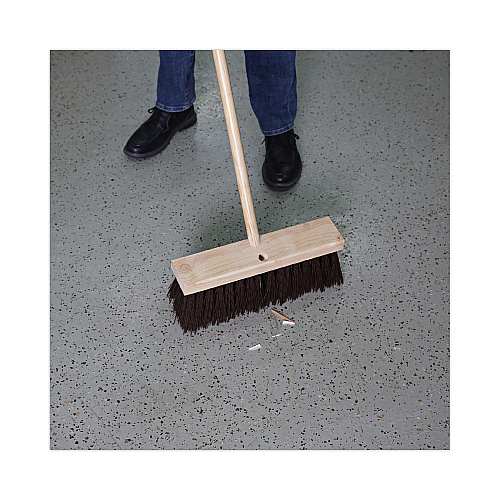 Boardwalk&reg; Street Broom Head, 16" Head, Polypropylene Bristles (BWK73160)