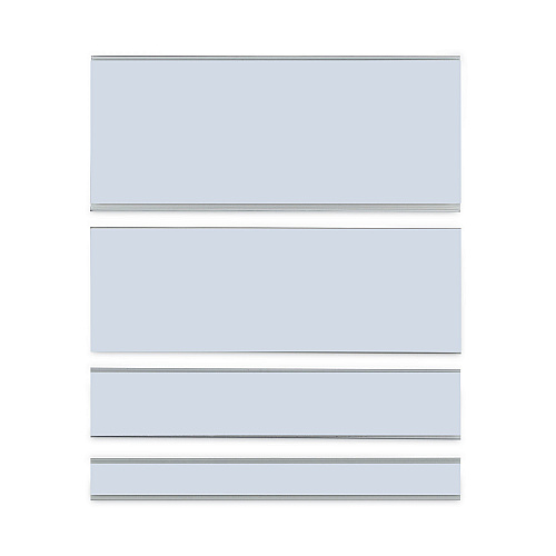 C-Line Clear Magnetic Label Holders, Side Load, 6 x 2, 10/Pack (87820)