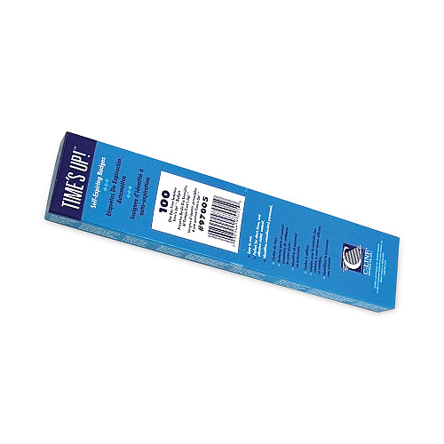 C-Line Times Up! Self-Expiring Visitor Badges, One-Day Badge, 3 x 2, White, 100/Box (97005)
