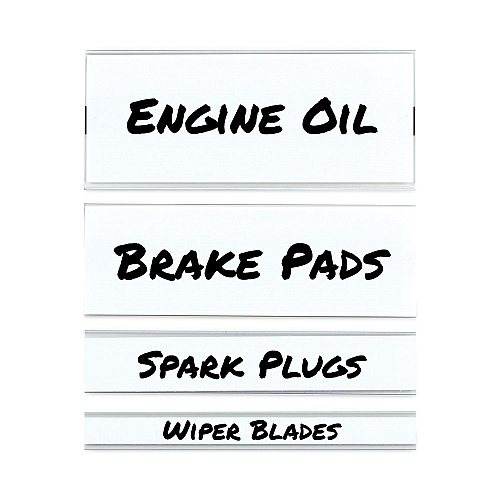 C-Line Clear Magnetic Label Holders, Side Load, 6 x 2, 10/Pack (87820)