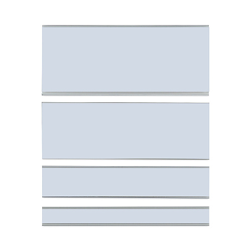 C-Line Clear Magnetic Label Holders, Side Load, 6 x 1, 10/Pack (87810)