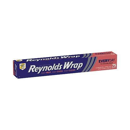 Reynolds Standard Aluminum Foil Roll, 12" x 75 ft, 35 Rolls/Carton (F28015CT)